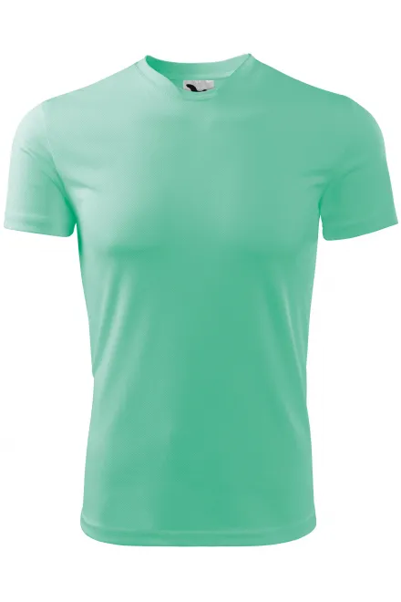 Sport-T-shirt voor kinderen - munt, 134 cm / 8 jaar