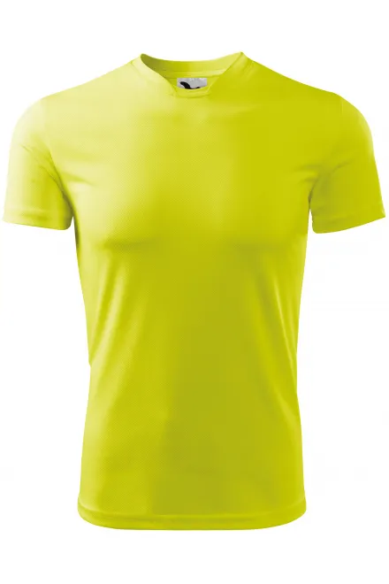 Sport-T-shirt voor kinderen - Neon Geel, 134 cm / 8 jaar