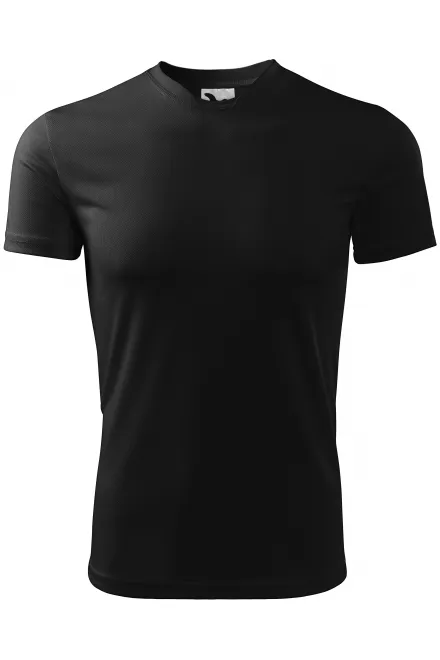 Sport-T-shirt voor kinderen - zwart, 134 cm / 8 jaar