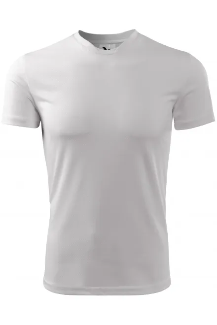 T-shirt met asymmetrische halslijn - witte, XL