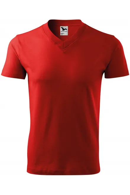 T-shirt met korte mouwen, middelzwaar - rood, 3XL