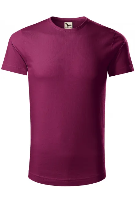 T-shirt van biologisch katoen voor heren - fuchsia, M