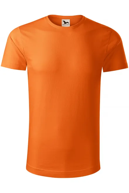 T-shirt van biologisch katoen voor heren - oranje, M