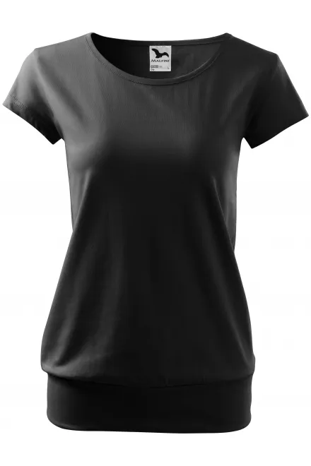 Trendy dames T-shirt - zwart, S