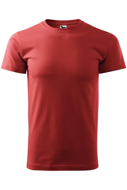 Uniseks T-shirt met een hoger gewicht - bourgondische, XS