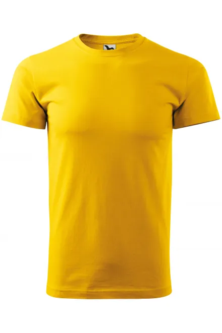 Uniseks T-shirt met een hoger gewicht - geel, XS