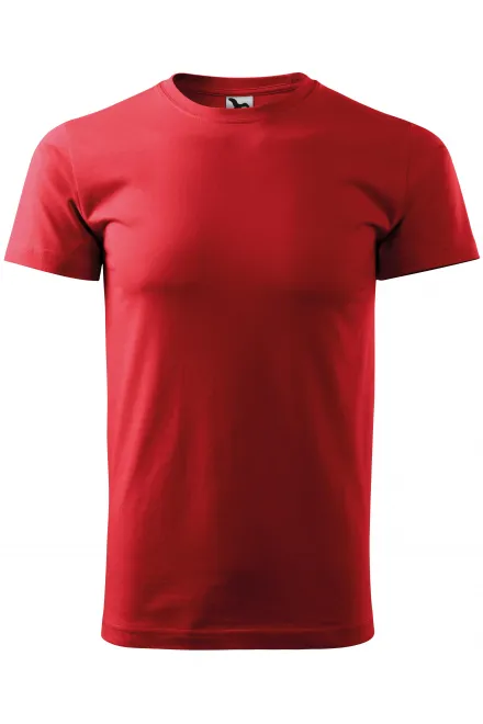 Uniseks T-shirt met een hoger gewicht - rood, XS