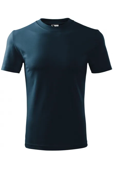 Zwaar T-shirt - donkerblauw, S